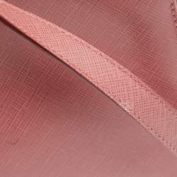 Pre Owned Salvatore Ferragamo Dark Pink Leather Shoulder Bag