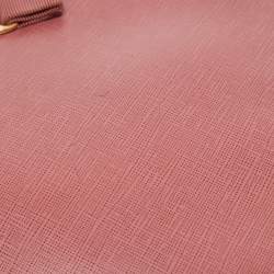 Pre Owned Salvatore Ferragamo Dark Pink Leather Shoulder Bag