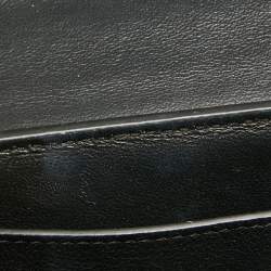 Pre Owned Salvatore Ferragamo Black Leather Vara Bow Shoulder Bag