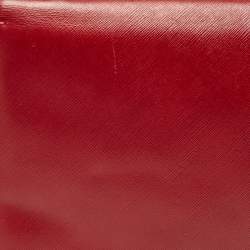 Pre Owned Salvatore Ferragamo Red Leather Miss Vara Shoulder Bag