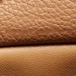 Pre Owned Salvatore Ferragamo Brown Leather Medium Studio Tote