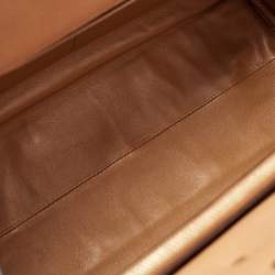 Pre Owned Salvatore Ferragamo Brown Leather Medium Studio Tote