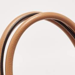 Pre Owned Salvatore Ferragamo Brown Leather Medium Studio Tote