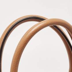 Pre Owned Salvatore Ferragamo Brown Leather Medium Studio Tote