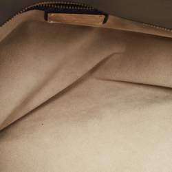 Pre Owned Salvatore Ferragamo Navy Blue Python Gancini Satchel