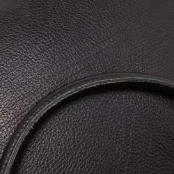Pre Owned Salvatore Ferragamo Black Leather Virna Tote