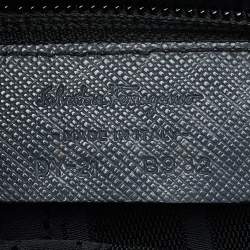 Salvatore Ferragamo Grey Leather Small Briana Tote