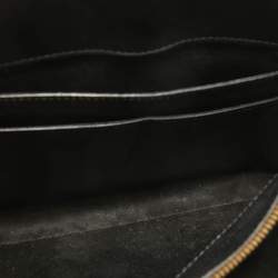 Pre Owned Salvatore Ferragamo Black Leather Today Tote