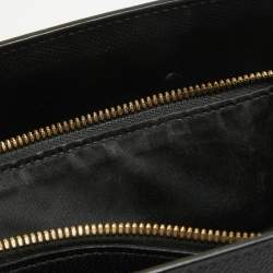 Pre Owned Salvatore Ferragamo Black Leather Today Tote