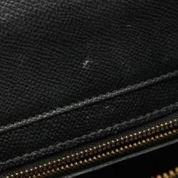 Pre Owned Salvatore Ferragamo Black Leather Today Tote