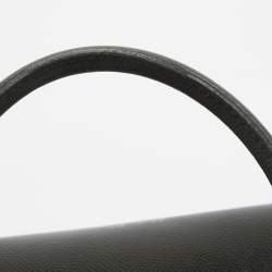 Pre Owned Salvatore Ferragamo Black Leather Today Tote