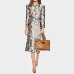 Pre Owned Salvatore Ferragamo Tan Leather Mara Tote