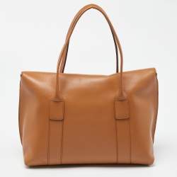 Pre Owned Salvatore Ferragamo Tan Leather Mara Tote
