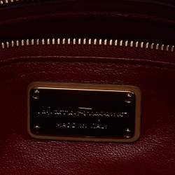 Pre Owned Salvatore Ferragamo Tan Leather Mara Tote