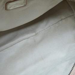 Pre Owned Salvatore Ferragamo Beige Leather Verve Tote