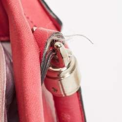 Pre Owned Salvatore Ferragamo Pink Leather Oragami Tote