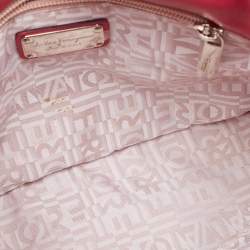 Pre Owned Salvatore Ferragamo Pink Leather Oragami Tote