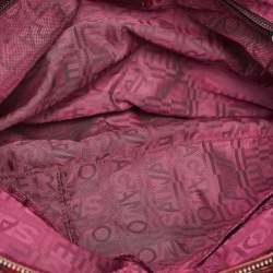 Salvatore Ferragamo Red Patent Leather Celtico Hobo