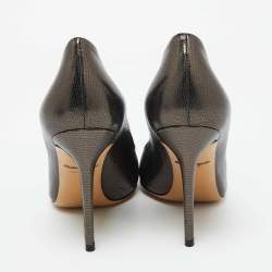 Salvatore Ferragamo Black Leather Pointed Toe Pumps Size 40