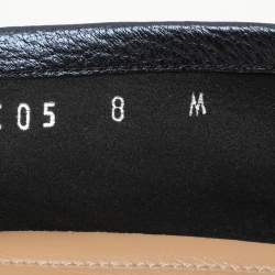 Salvatore Ferragamo Navy Blue Leather Loafers & Moccasins Size 38.5