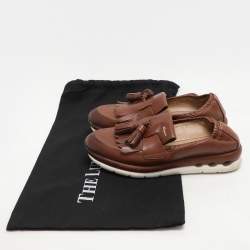 Salvatore Ferragamo Brown Leather Loafers Size 35.5
