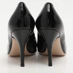 مملوكة مسبقًا Salvatore Ferragamo Black Patent Leather Pumps Size 37