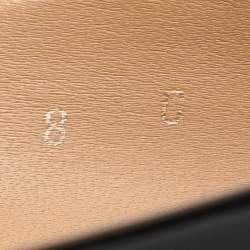 Pre Owned Salvatore Ferragamo Patent Leather Varina Ballet Flats Size 38.5