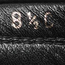 Salvatore Ferragamo Black Leather Buckle Loafers Size 39
