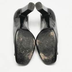 Salvatore Ferragamo Black Patent Leather Selia Pumps Size 40