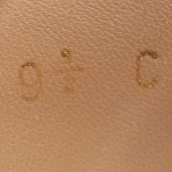 Pre Owned Salvatore Ferragamo Black Leather Leonie Pumps Size 40