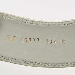 Pre Owned Salvatore Ferragamo Black/Gold Stretch Fabric and Leather Slip On Sneakers Size 41