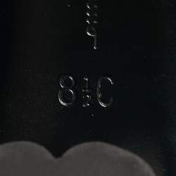 Pre Owned Salvatore Ferragamo Black Leather Capua Block Heel Pumps Size 39