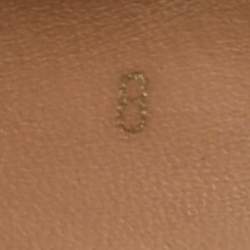 Pre Owned حذاء كعب عالي سالفاتوري فيراغامو ترلي منصة جلد لامع أسود مقاس 38.5