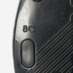 Pre Owned صندل سالفاتوري فيراغامو ليليا فيرا جلي شفاف أسود مقاس 38.5