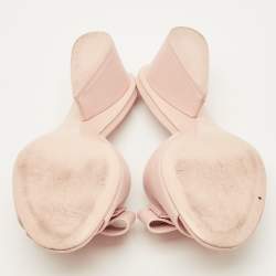 مملوكة مسبقًا صندل سلايد سالفاتوري فيراغامو فاليري جلد أسود مقاس 40