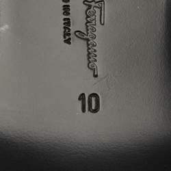 Pre Owned صندل سلايد مسطح سالفاتوري فيراغامو فيونيكا فضي لامع مقاس 40.5