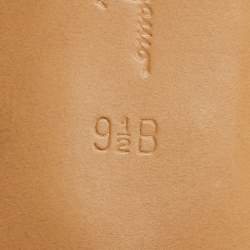 Pre Owned Salvatore Ferragamo Vara Bow Size 40 Beige Quilted Leather Block Heel Pumps 