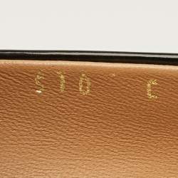 Pre Owned Salvatore Ferragamo Vara Bow Size 40.5 Black Leather Block Heel Pumps