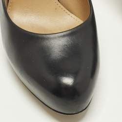 مملوكة مسبقًا حذاء كعب عالي سالفاتوري فيراغامو بيمبا جلد لامع أحمر مقاس 39