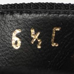 Pre Owned Salvatore Ferragamo Elettra Size 37 Tricolor Canvas Slingback Sandals