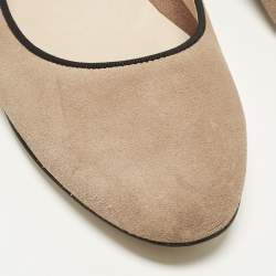 Pre Owned حذاء باليرينا فلات سالفاتوري فيراغامو فيرا جلي فيونكة حمراء مقاس 39.5