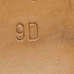 مملوكة مسبقًا Salvatore Ferragamo Gancini Size 39.5 Black Leather Block Heel Pumps