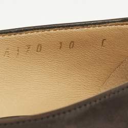 Pre Owned Salvatore Ferragamo Rodea Size 40.5 Brown Ombre Leather Pumps