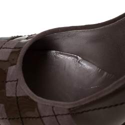 مملوكة مسبقًا Salvatore Ferragamo Geometric Patchwork Noble Pumps Size 38.5