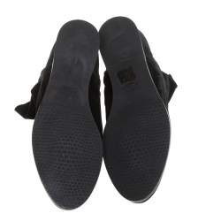 Stuart Weitzman Black Suede Booties Size 40