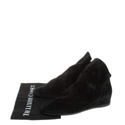 Stuart Weitzman Black Suede Booties Size 40