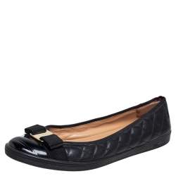 Ferragamo rufina best sale quilted flats