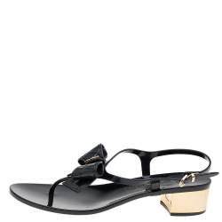 Salvatore Ferragamo Jelly Bow Flat Sandals