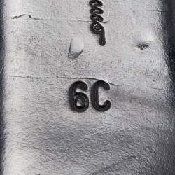 مملوكة مسبقًا Salvatore Ferragamo Black Leather Vara Bow Mule Slides Size 36.5