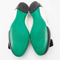 Pre Owned حذاء فلات باليه سالفاتوري فيراغامو فارينا جلد لامع أزرق مقاس 38.5